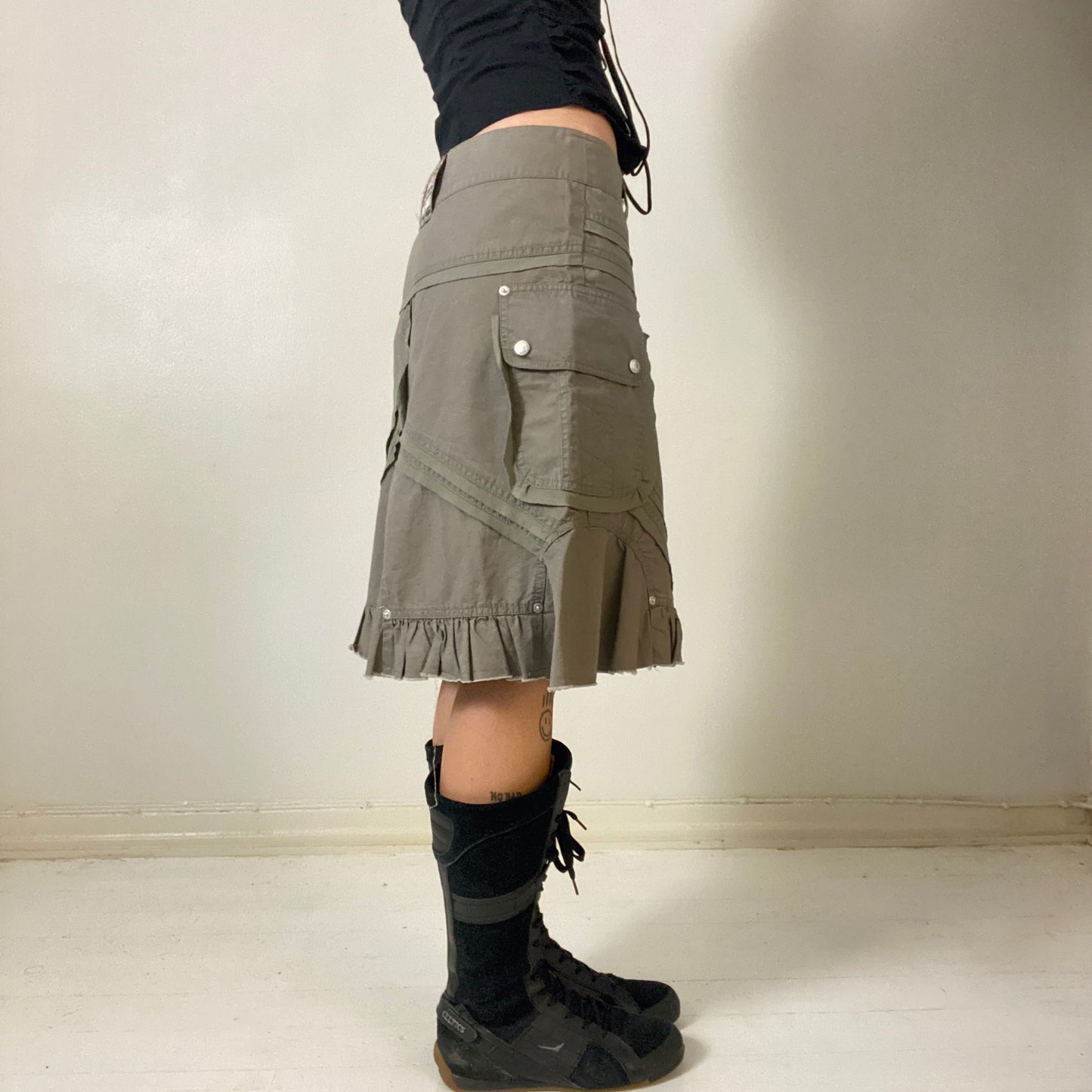 00s cargo midi skirt