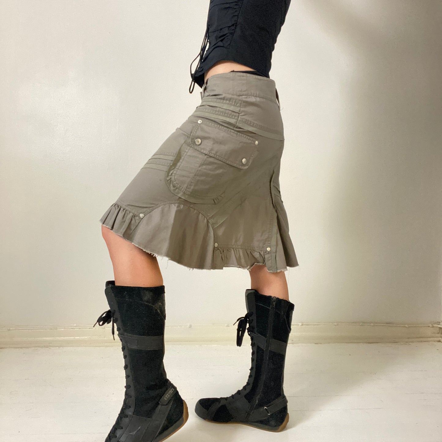 00s cargo midi skirt