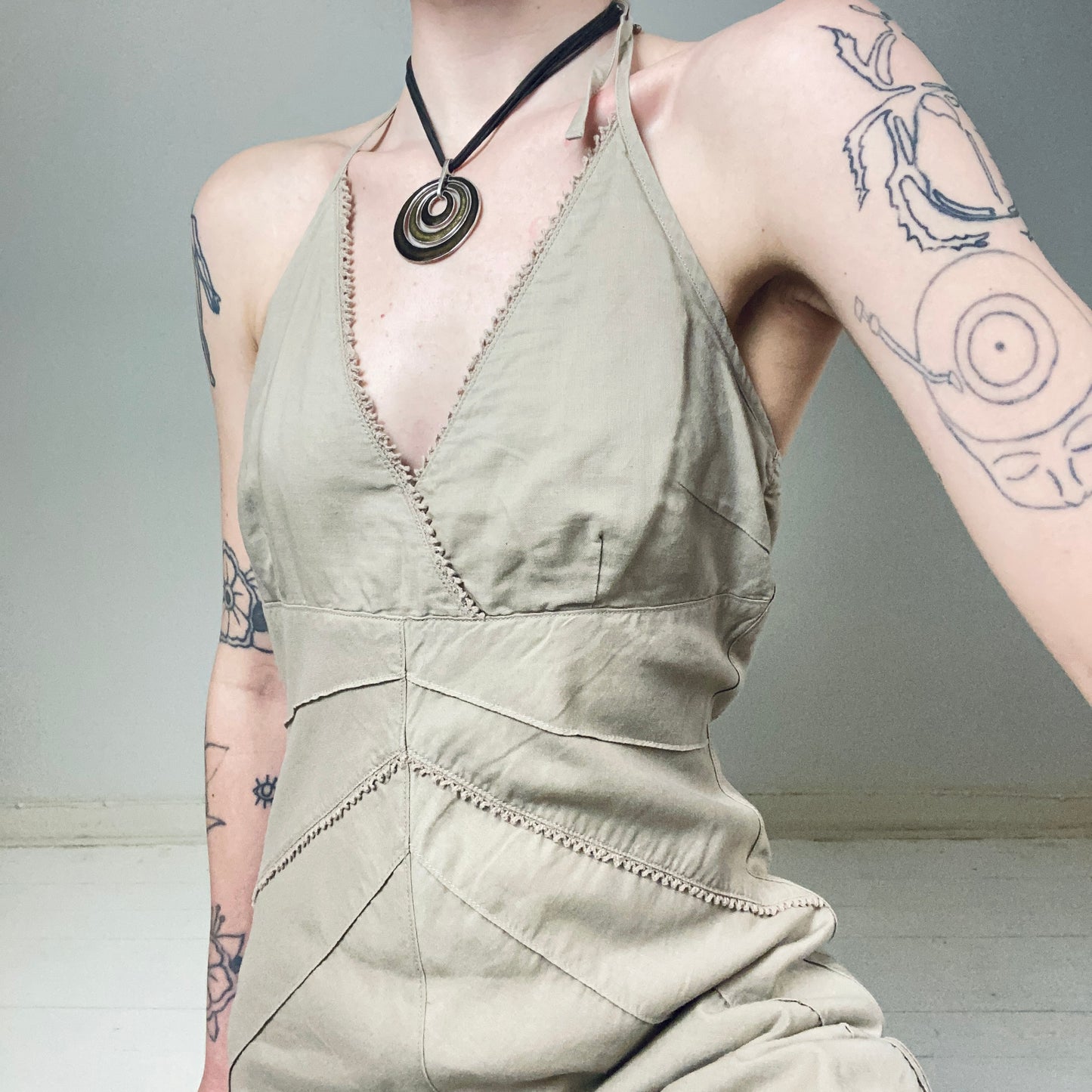 00s Linen dress