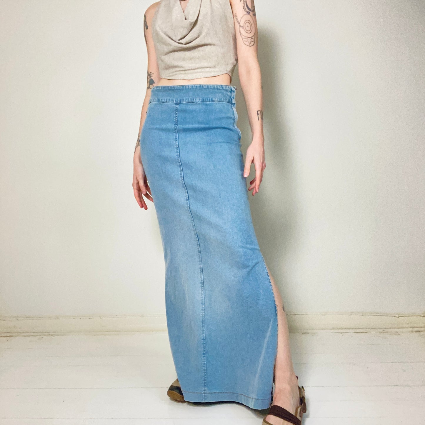 00s Denim skirt