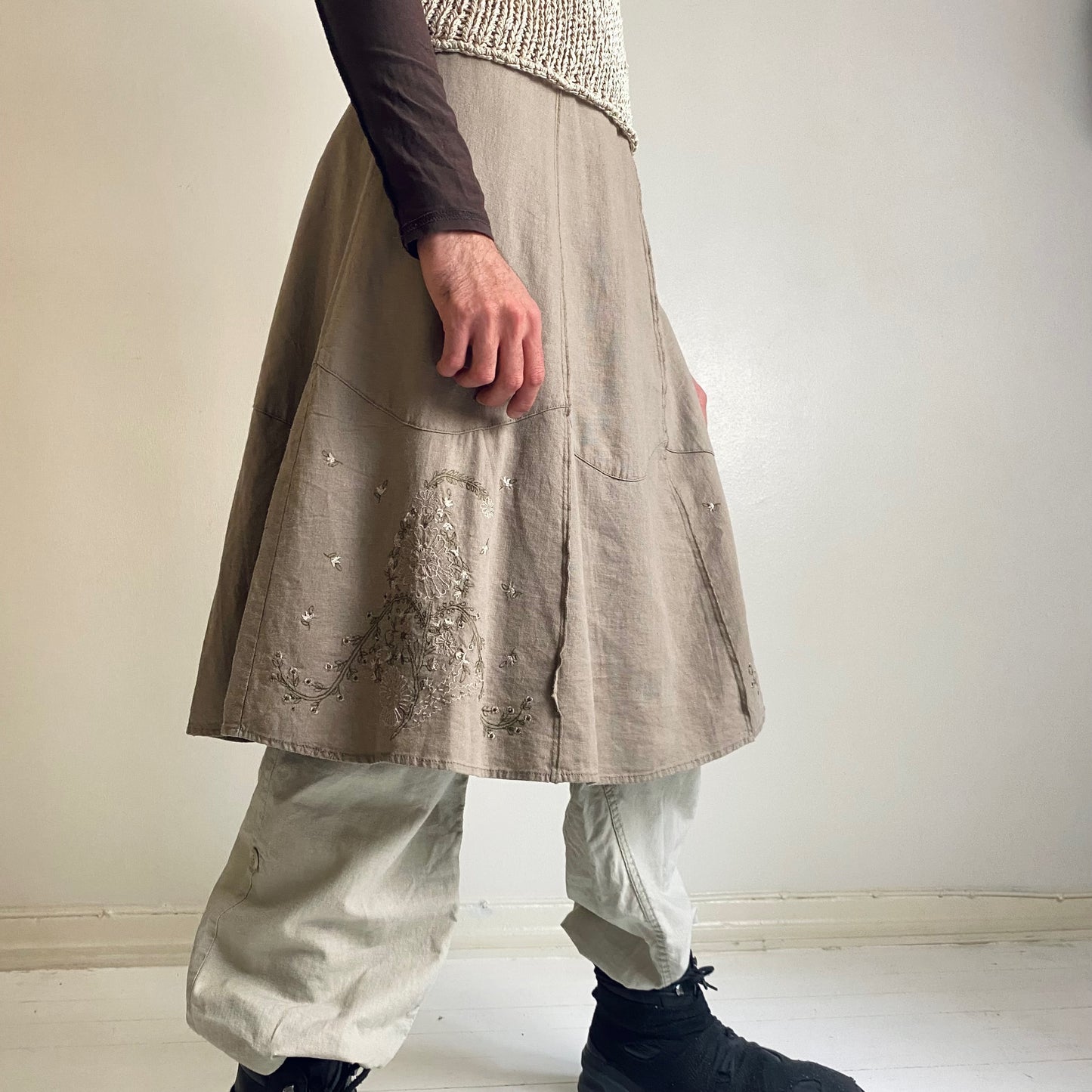Linen skirt