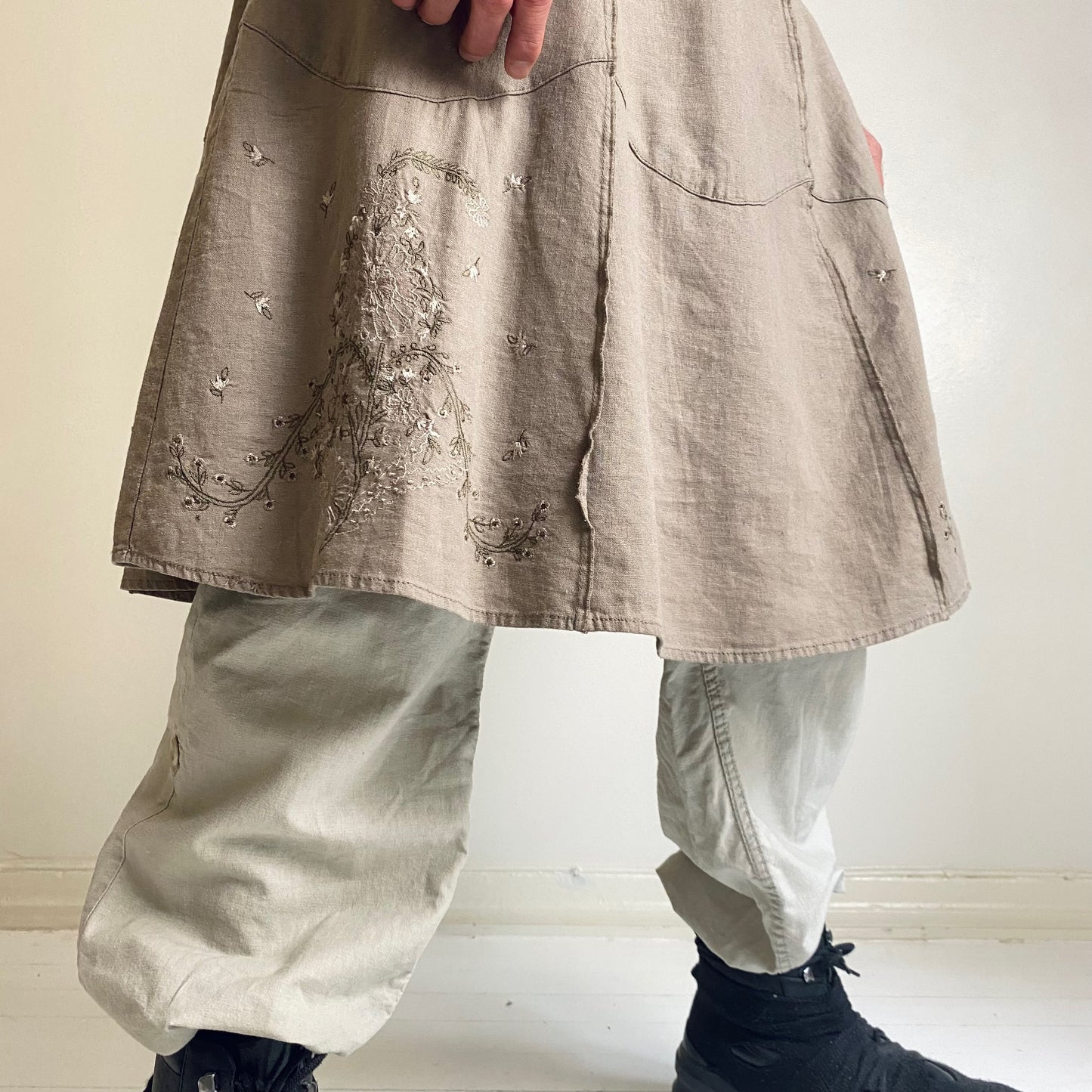Linen skirt