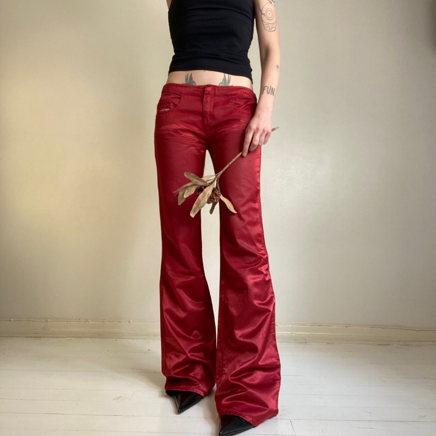 00s Diesel satin pants