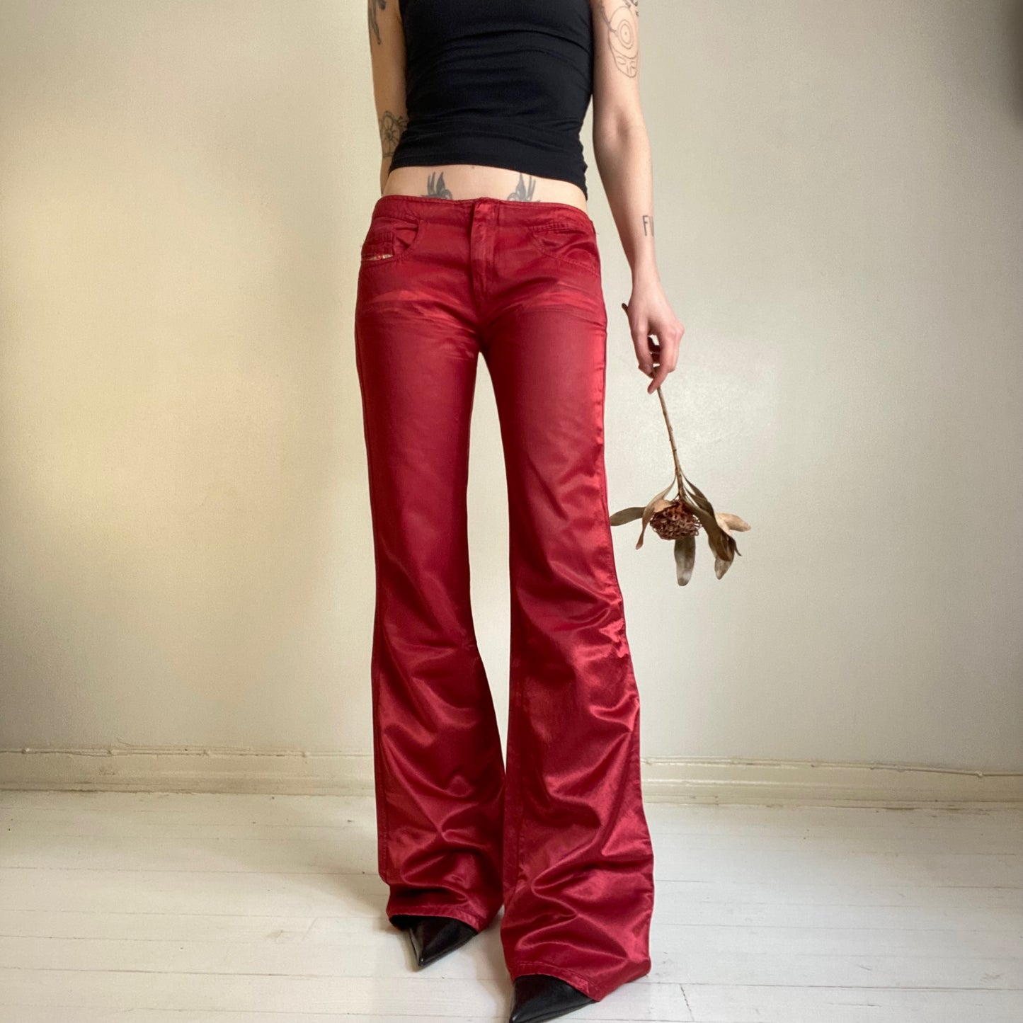 00s Diesel satin pants