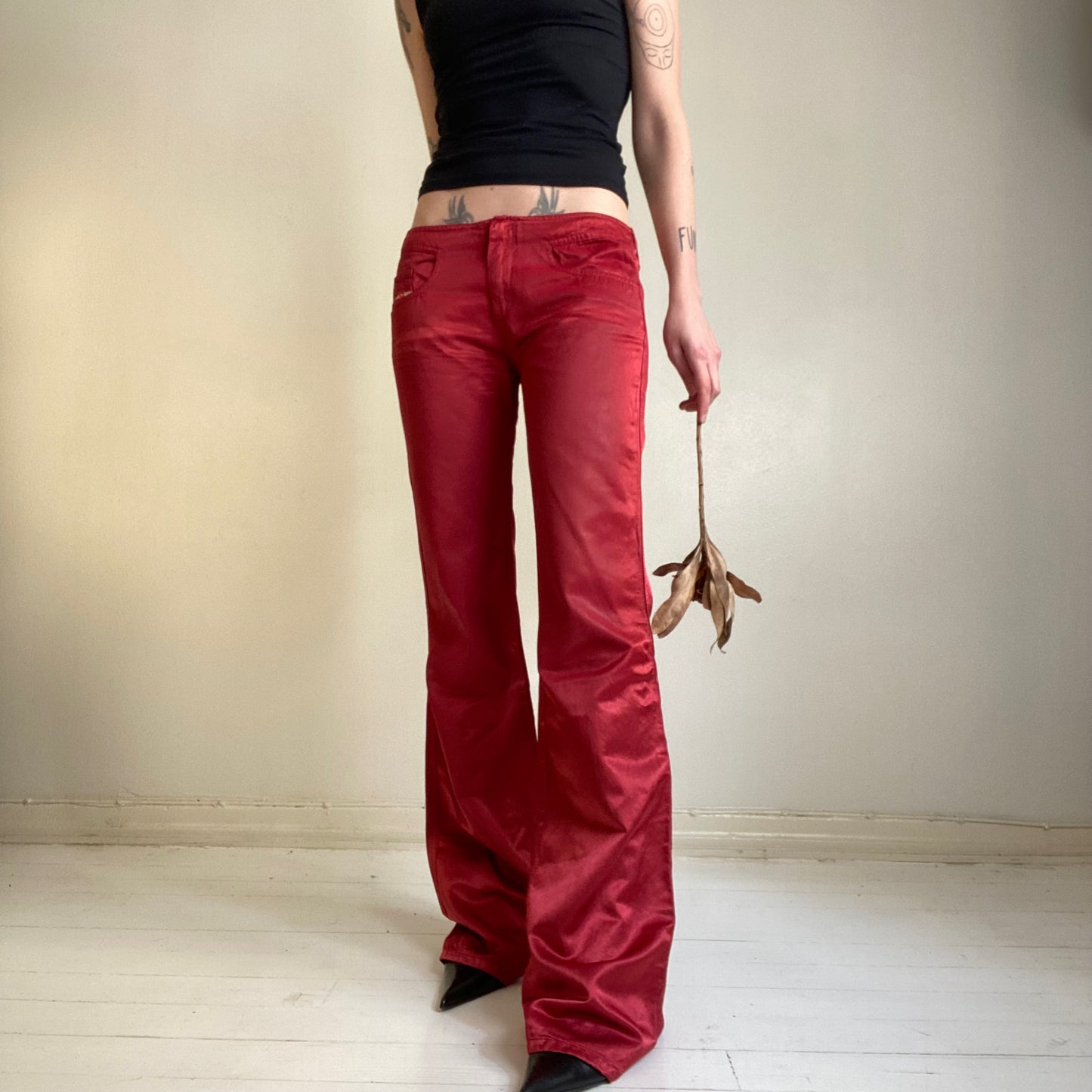 00s Diesel satin pants