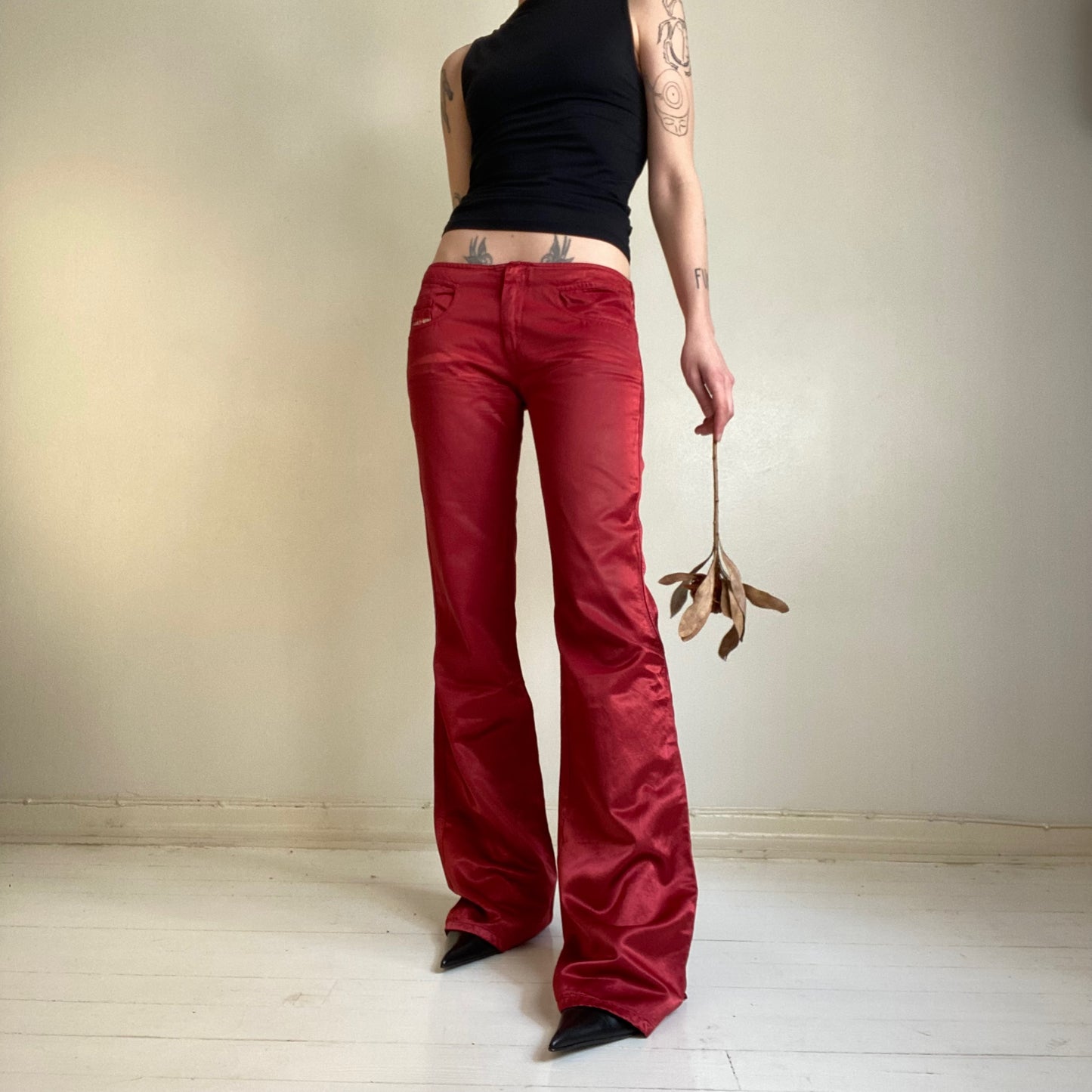 00s Diesel satin pants