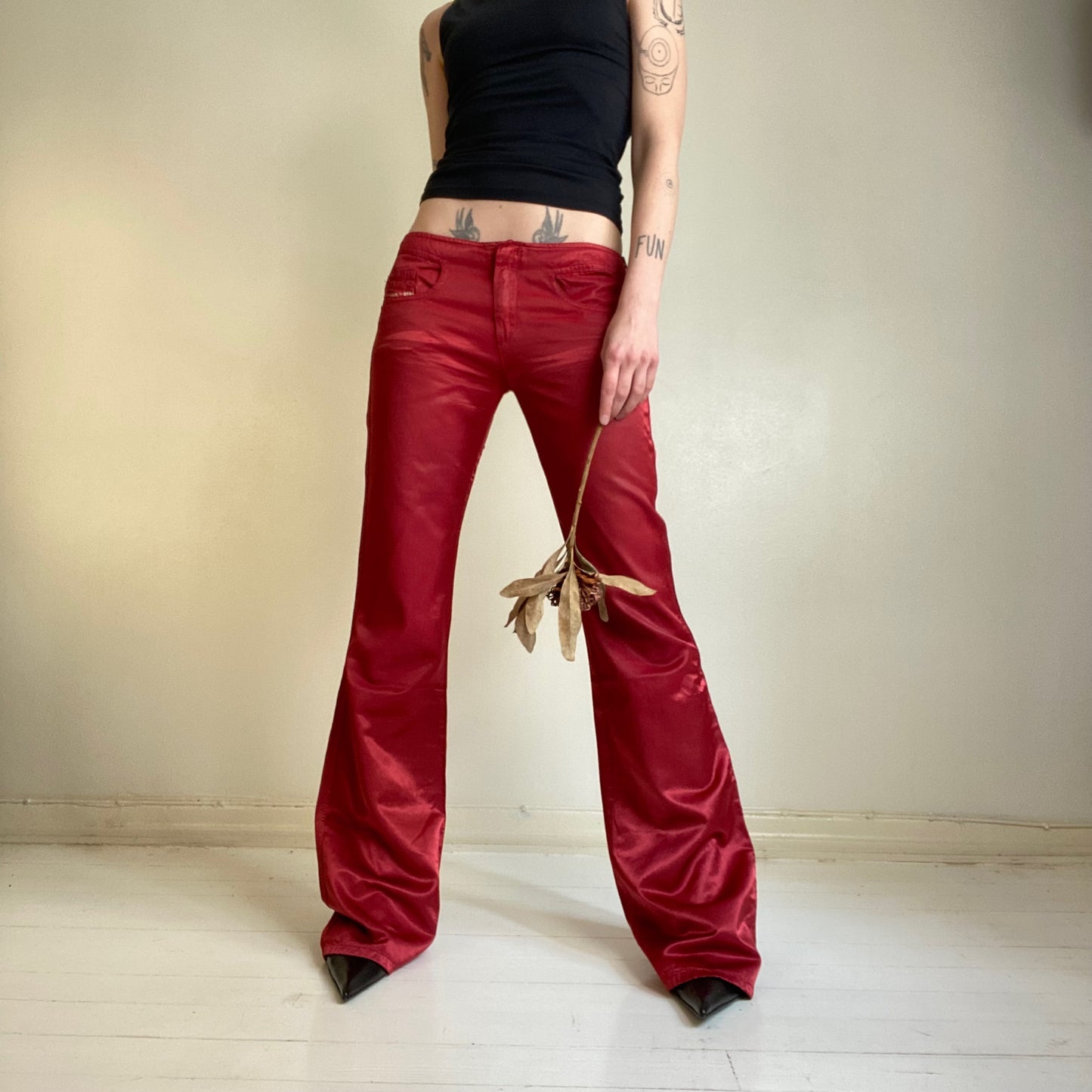 00s Diesel satin pants