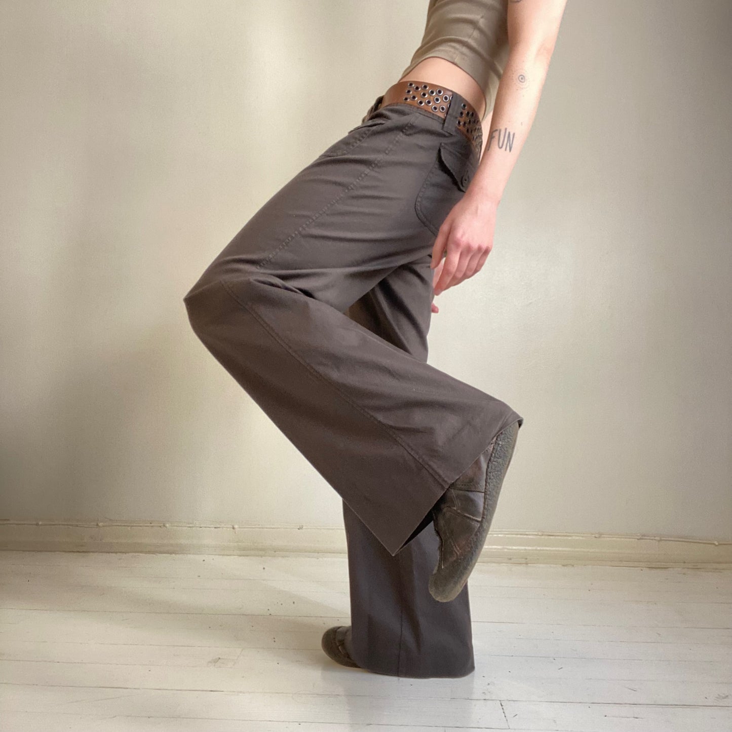 Baggy cotton pants