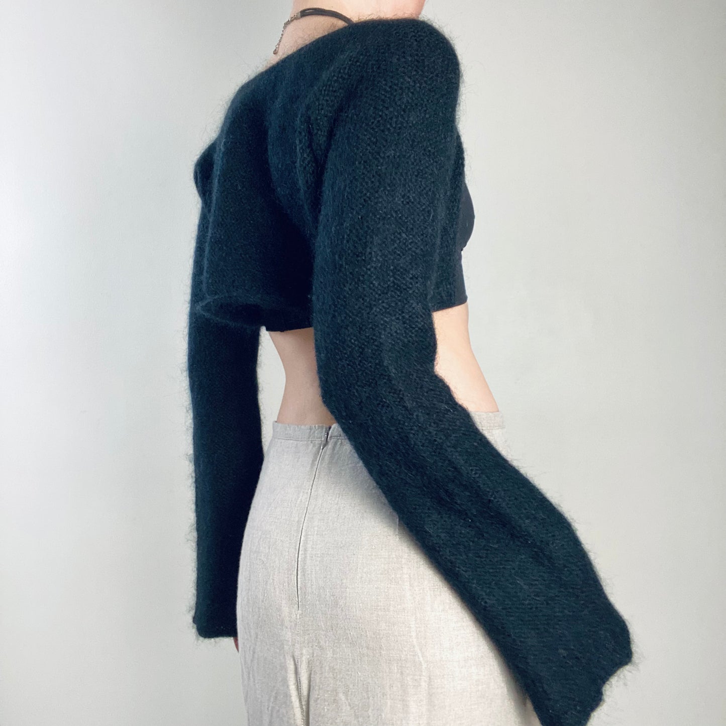 Mohair shrug