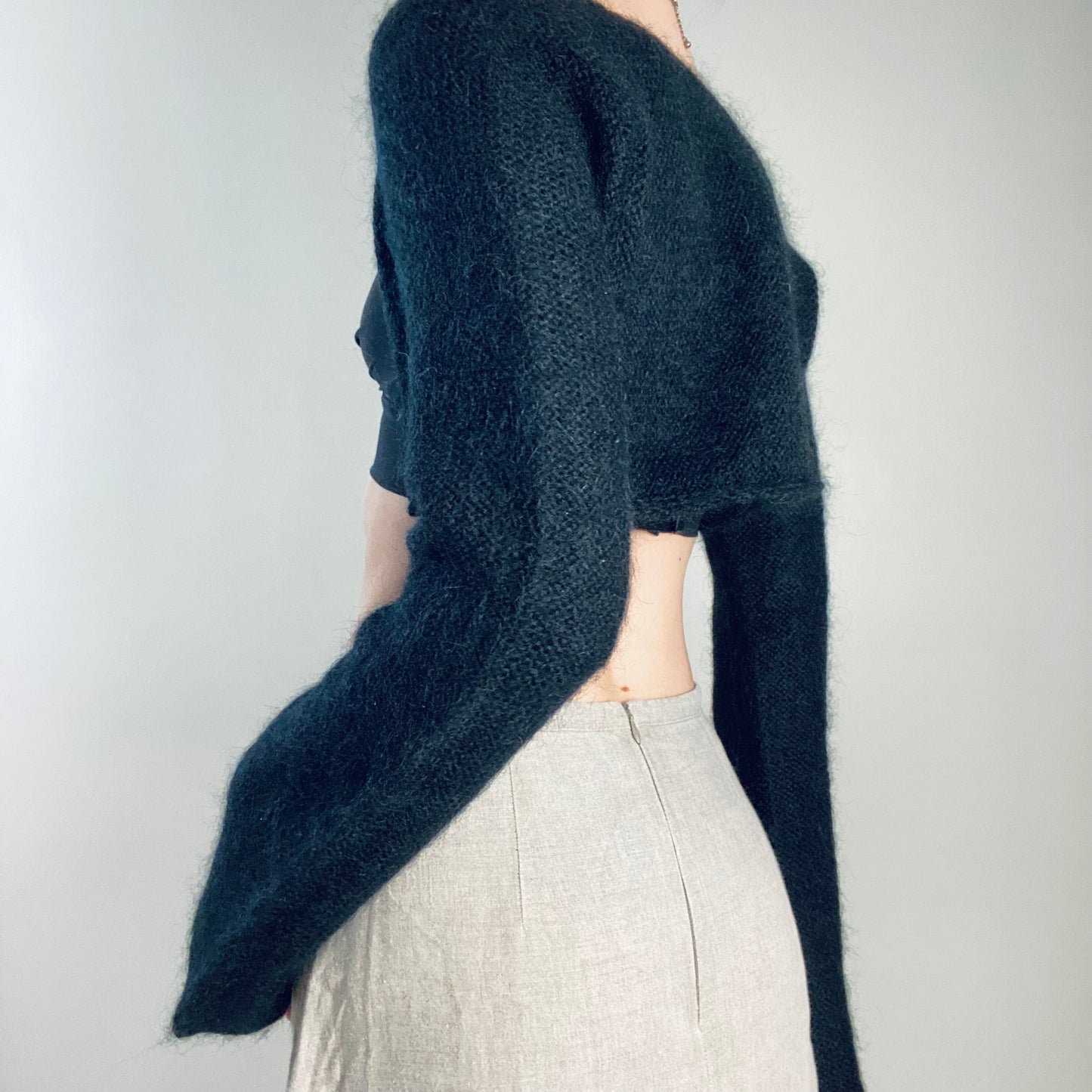 Mohair shrug