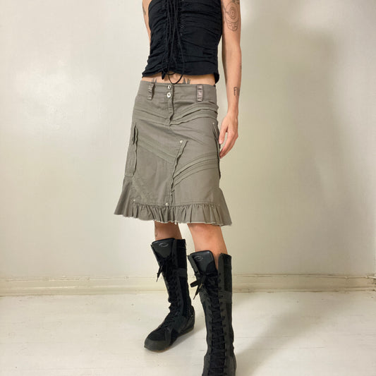 00s cargo midi skirt