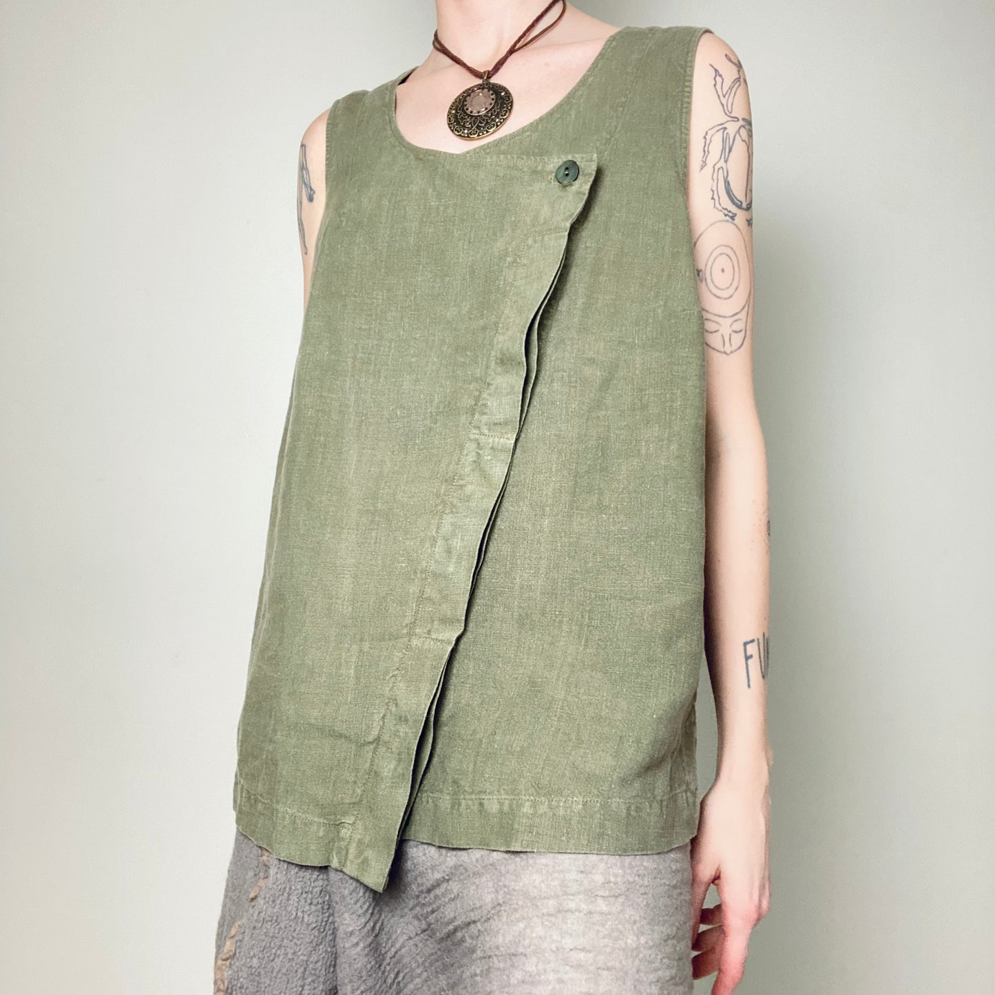 00s OSKA linen vest