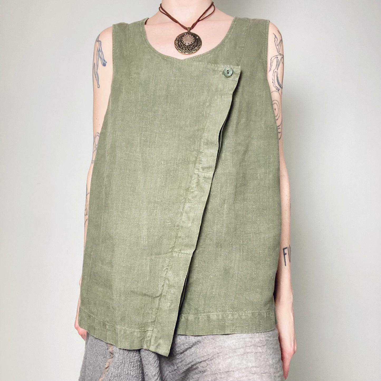 00s OSKA linen vest