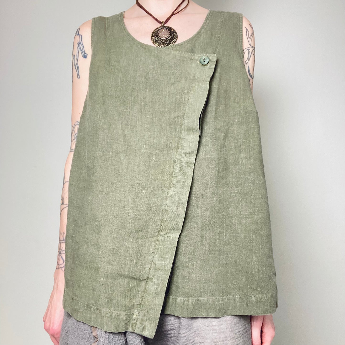 00s OSKA linen vest