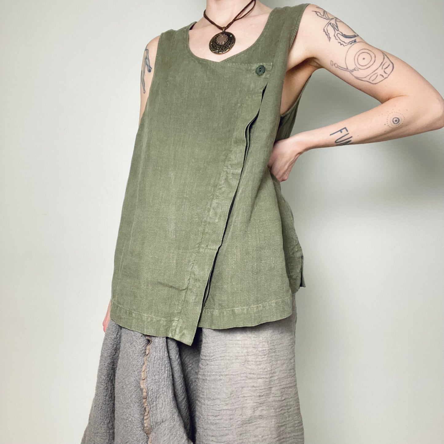 00s OSKA linen vest