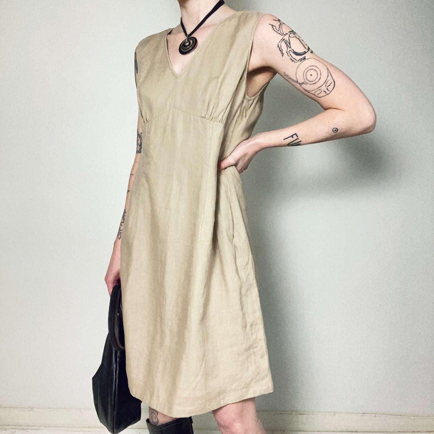 00s Linen dress