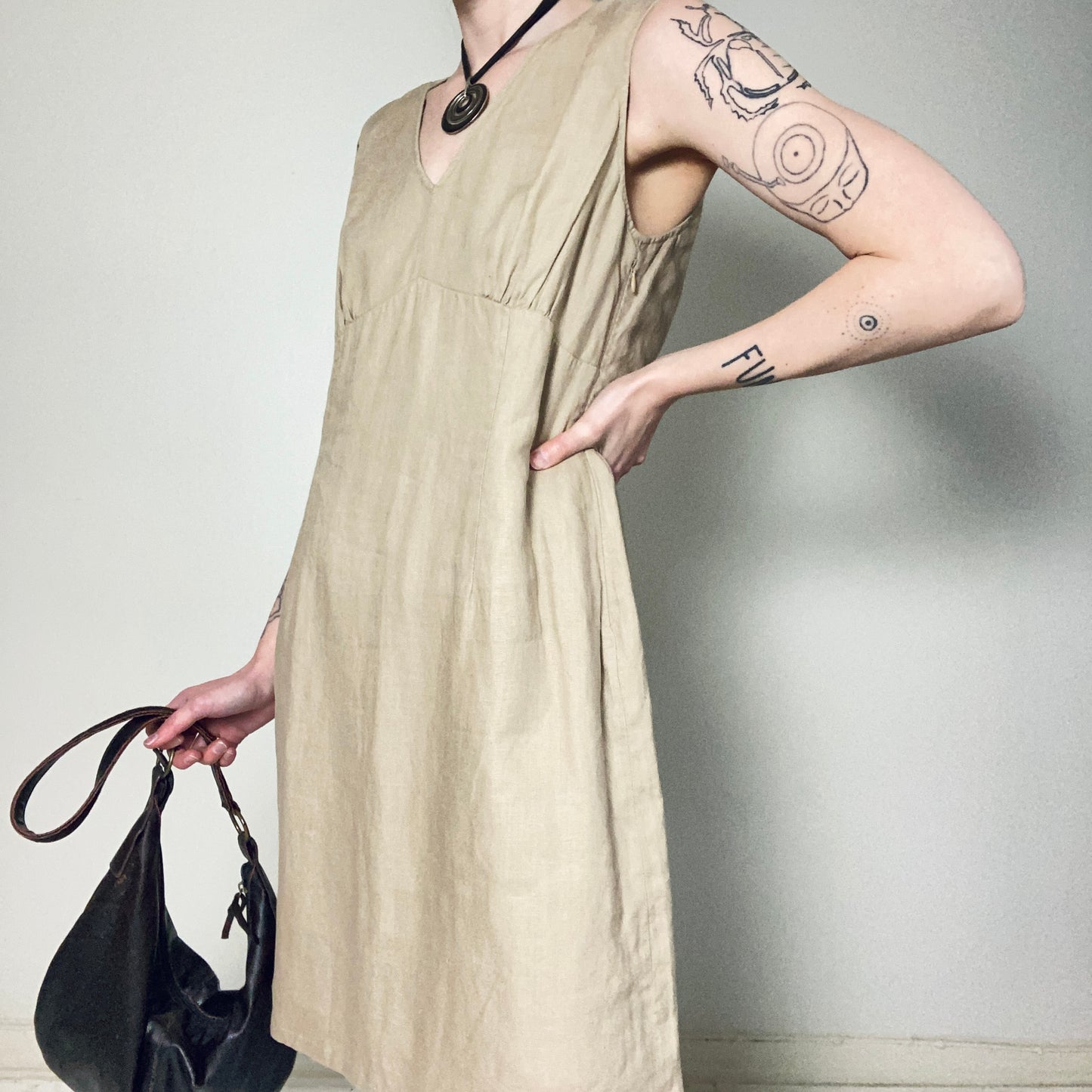 00s Linen dress