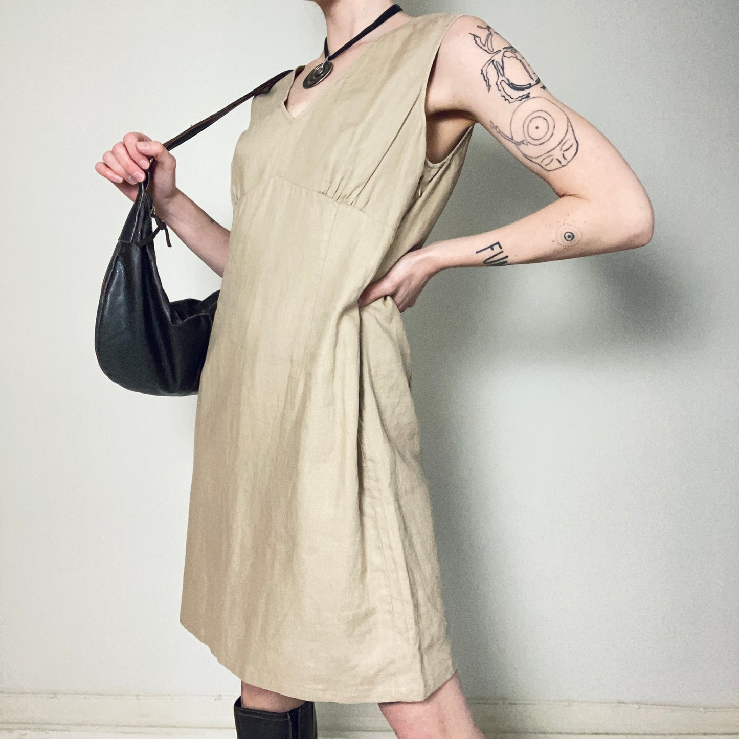 00s Linen dress