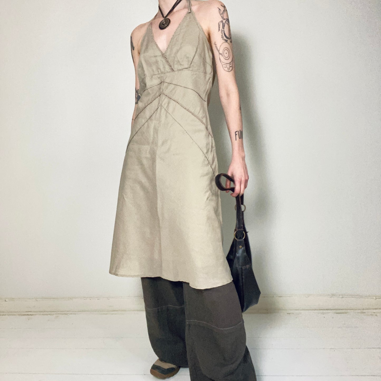 00s Linen dress