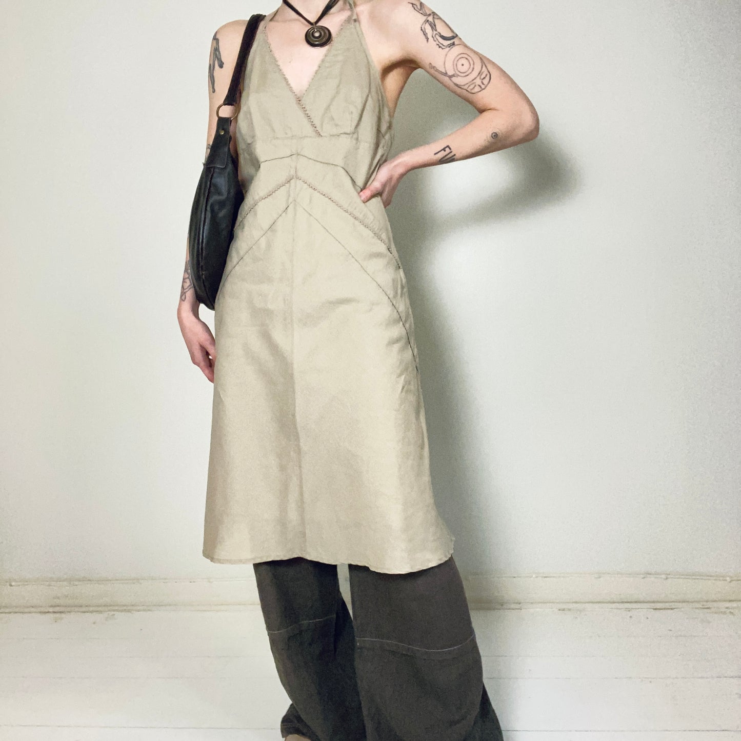 00s Linen dress