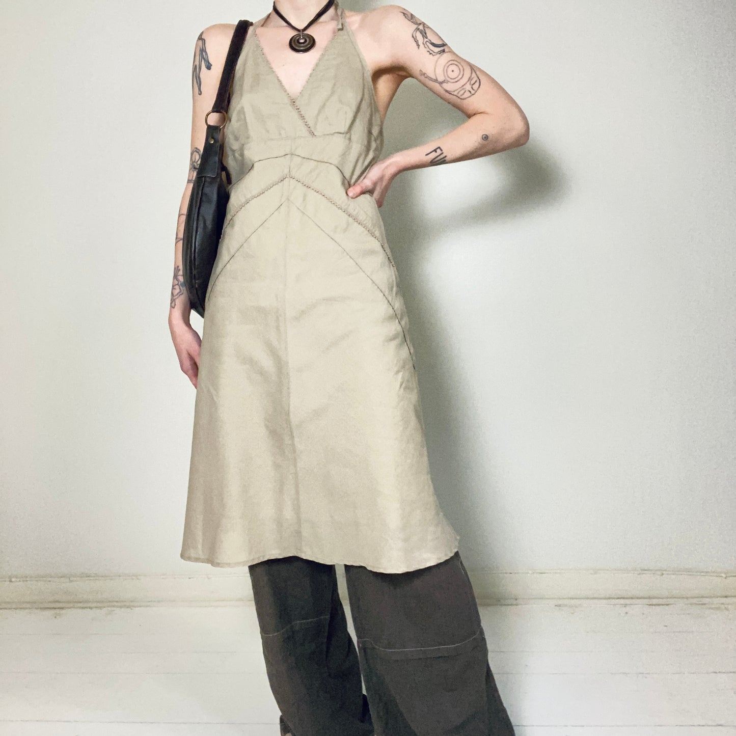 00s Linen dress