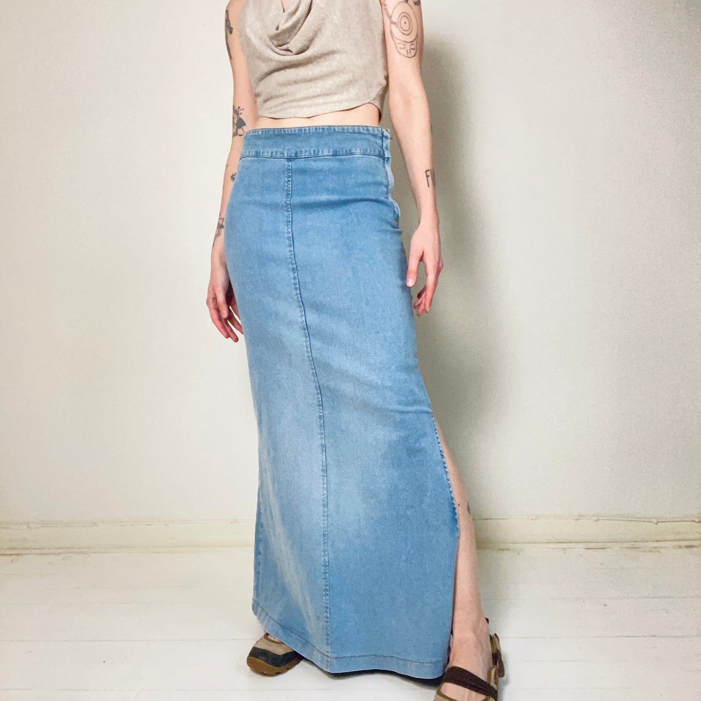 00s Denim skirt