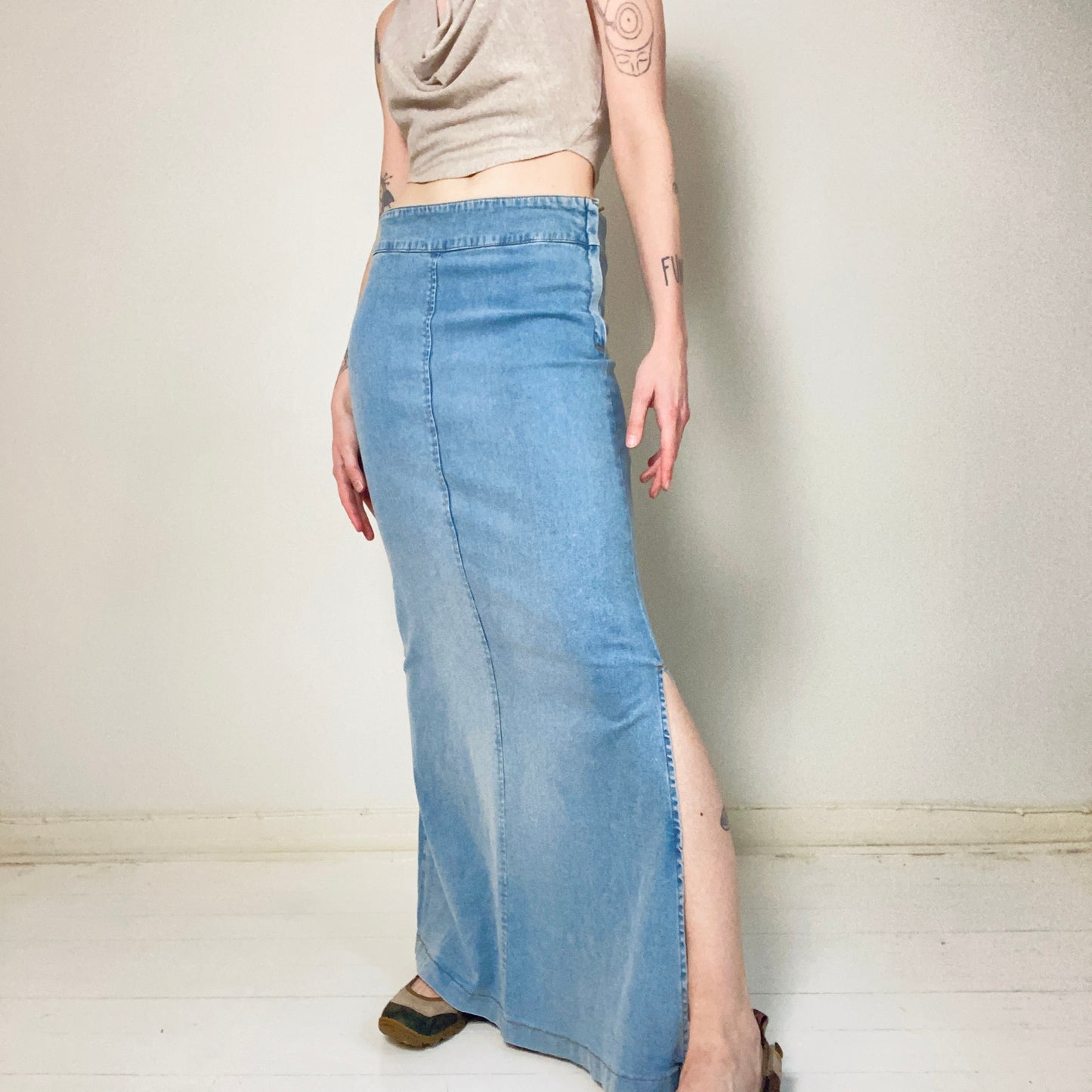 00s Denim skirt