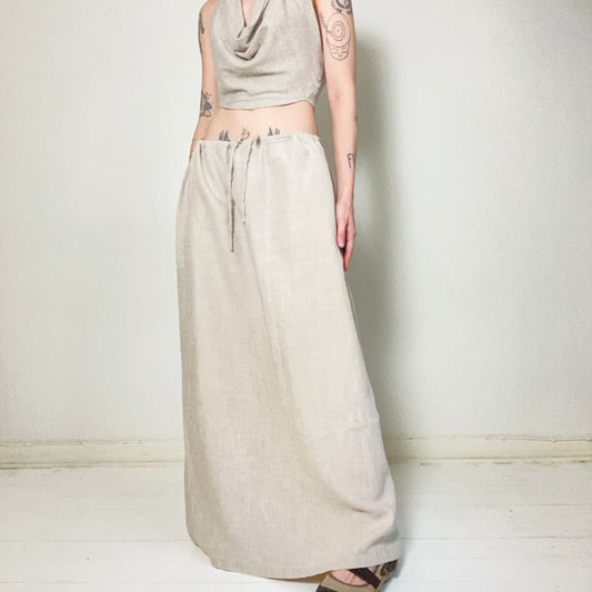 00s Linen skirt