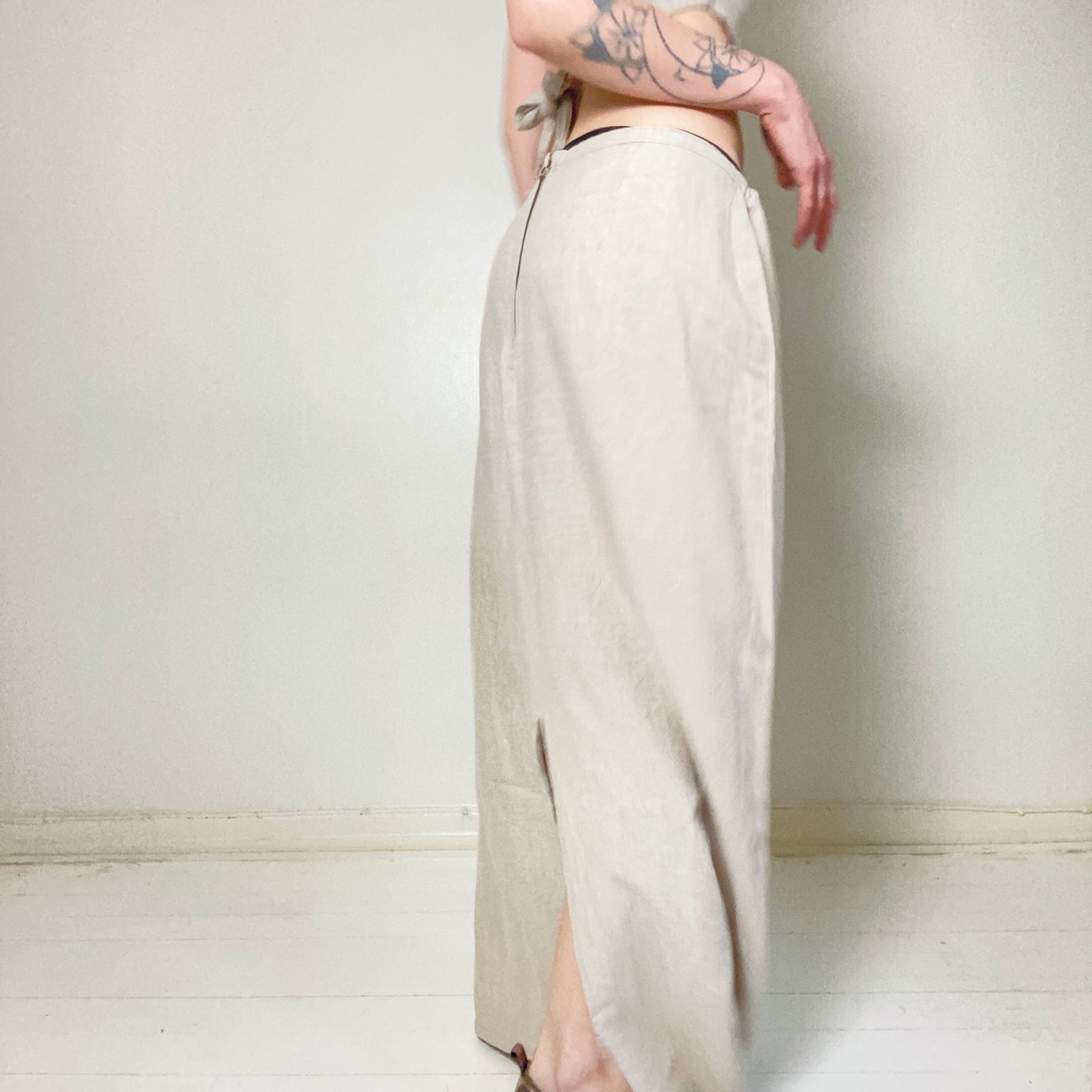 00s Linen skirt