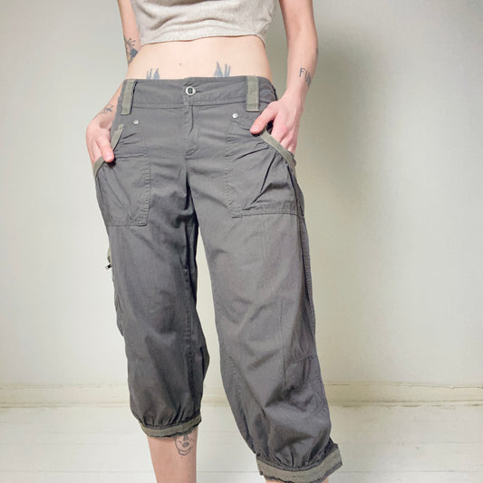 00s Low waist capri pants