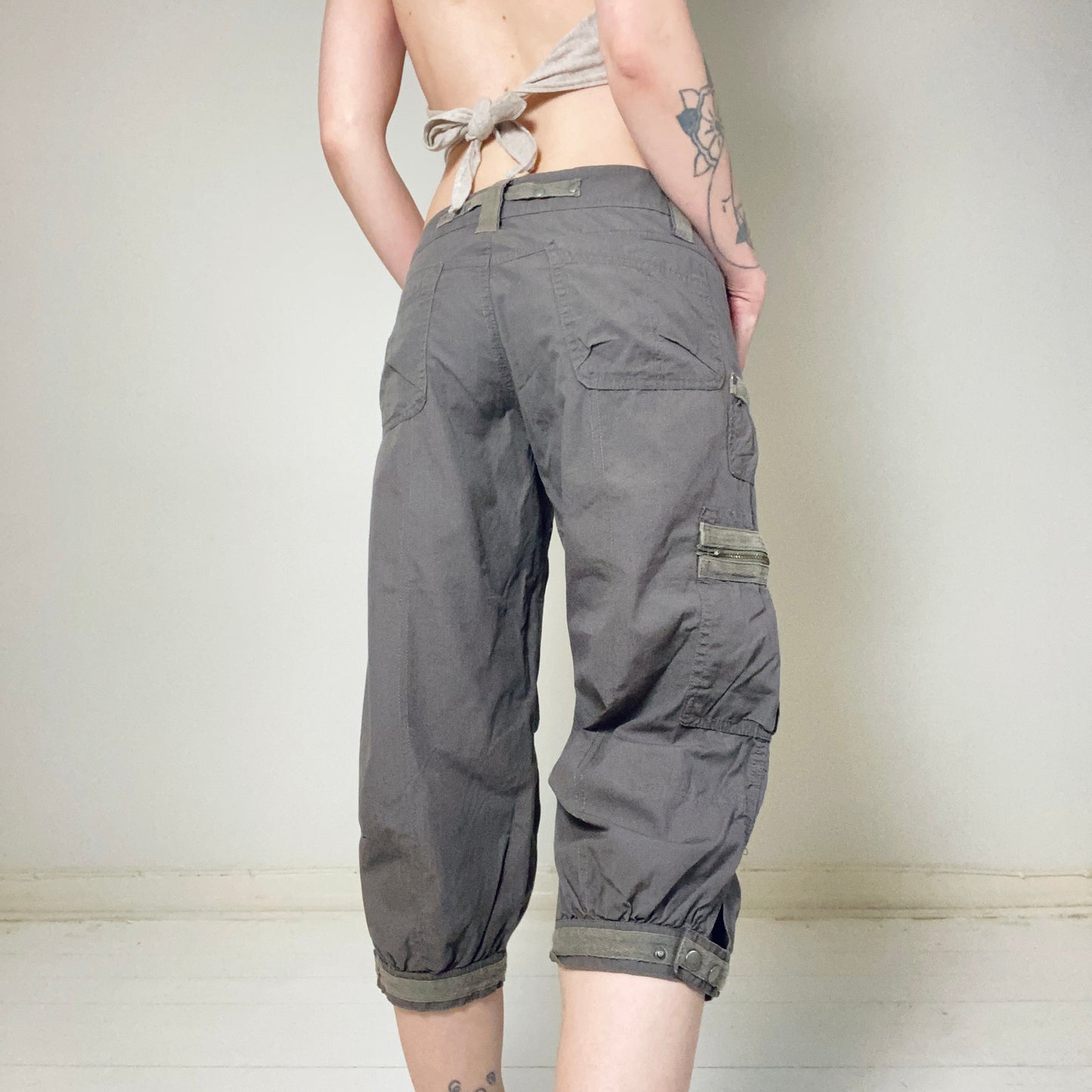 00s Low waist capri pants