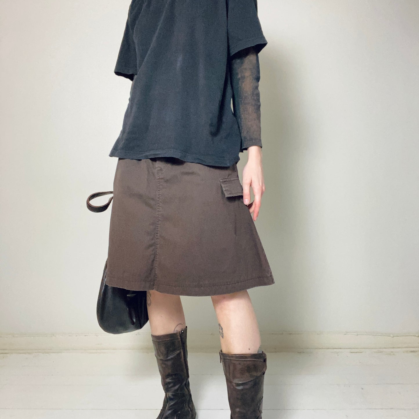 00s midi cargo skirt