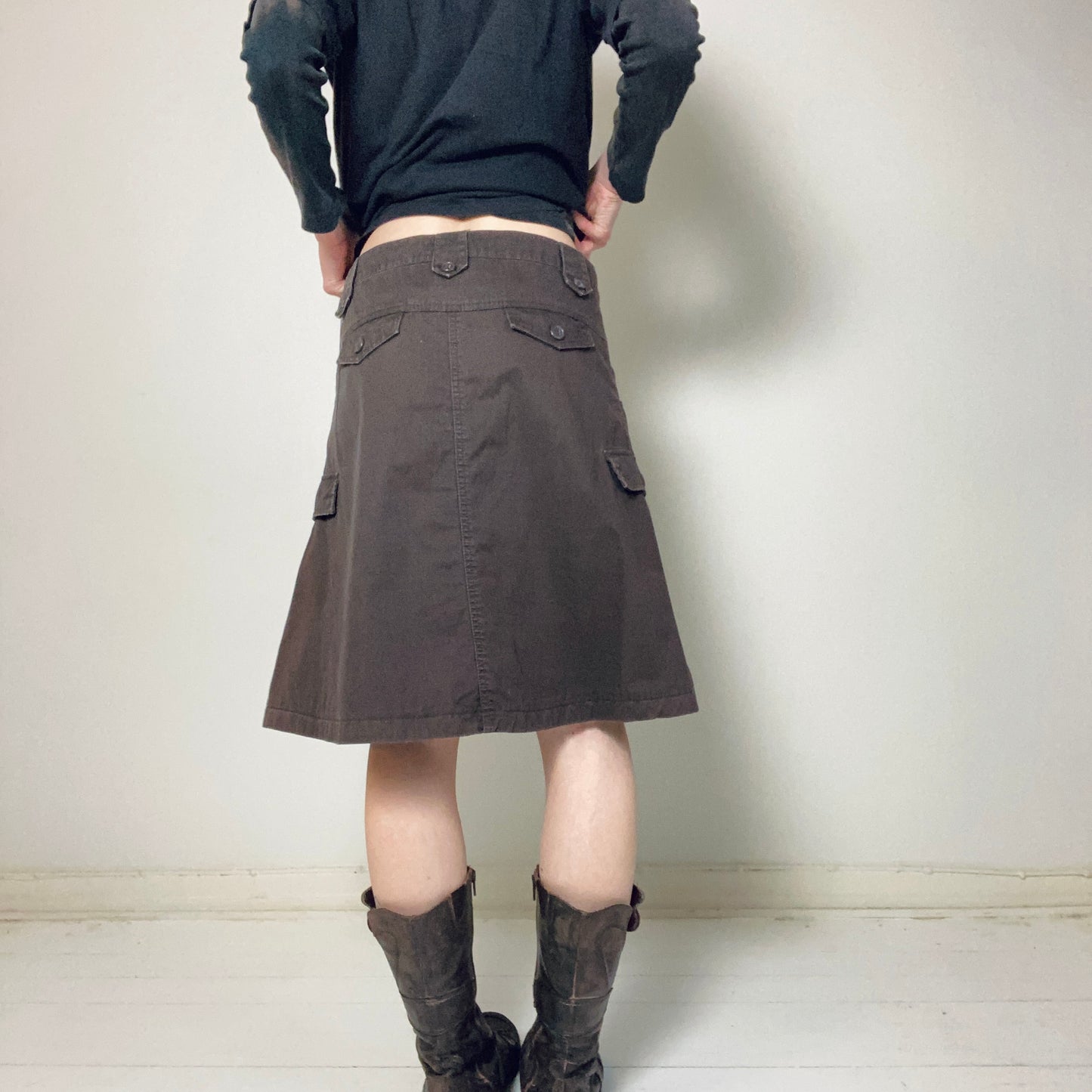 00s midi cargo skirt