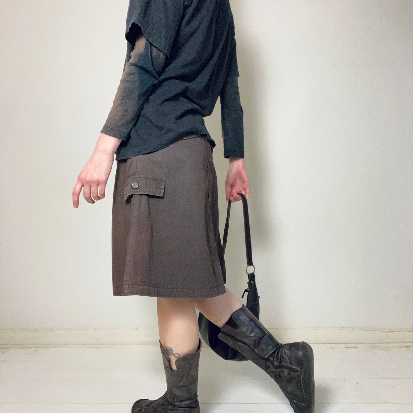 00s midi cargo skirt