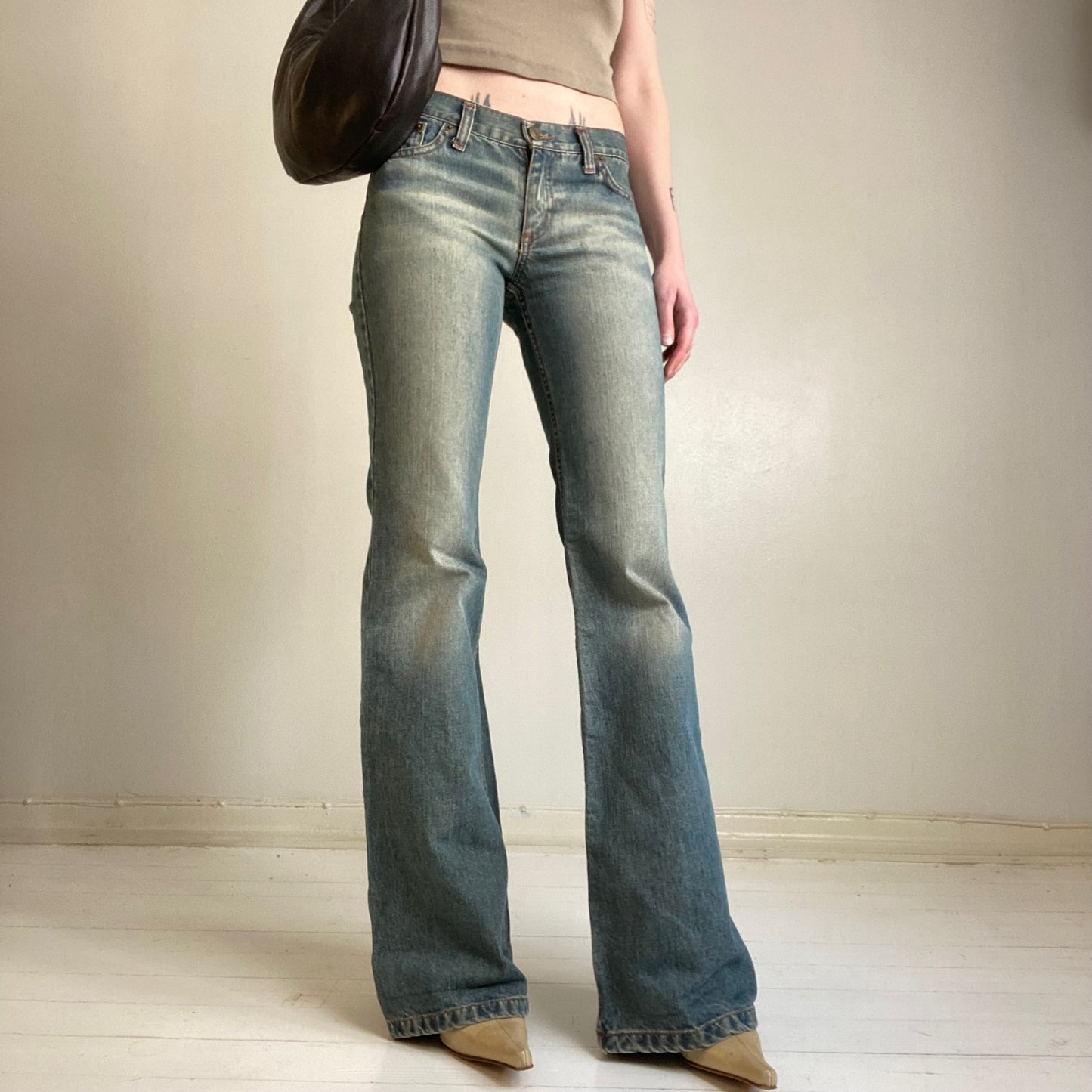 00s dirt wash jeans