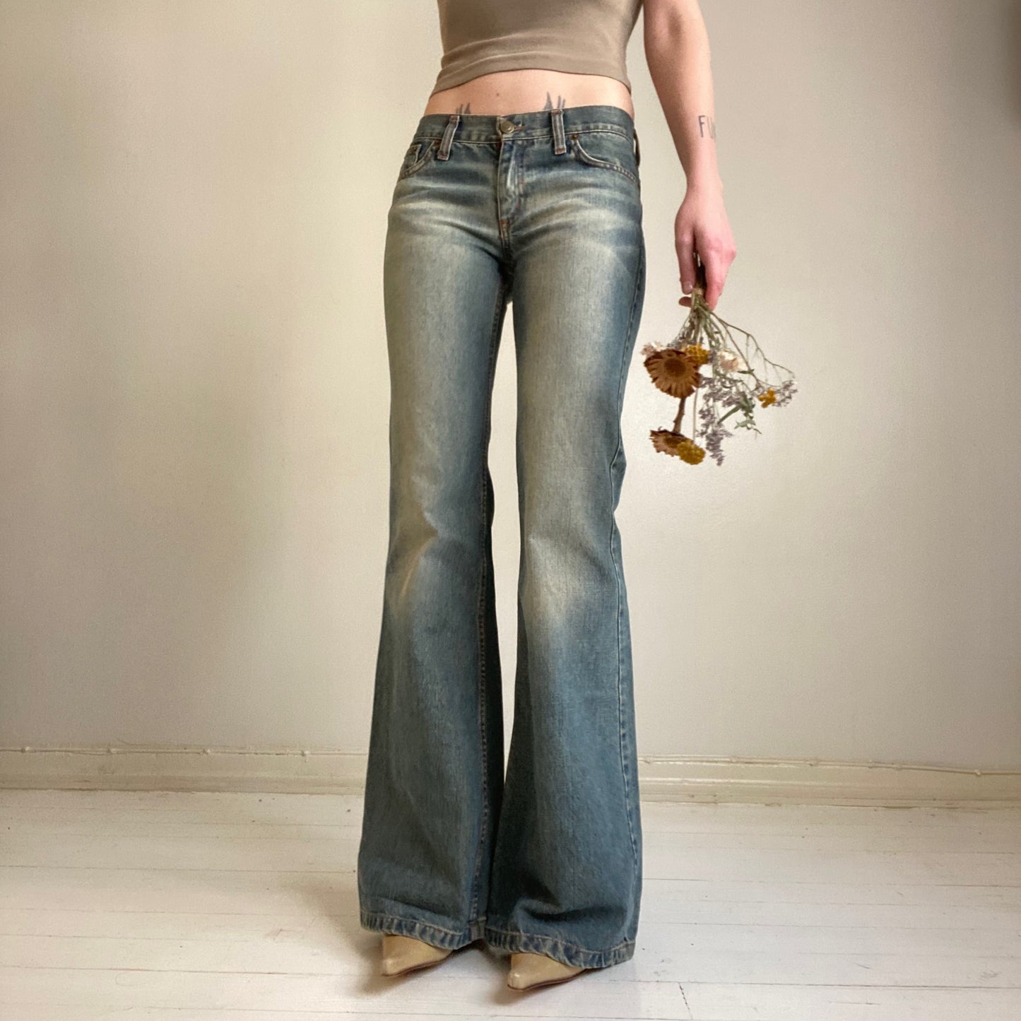 00s dirt wash jeans