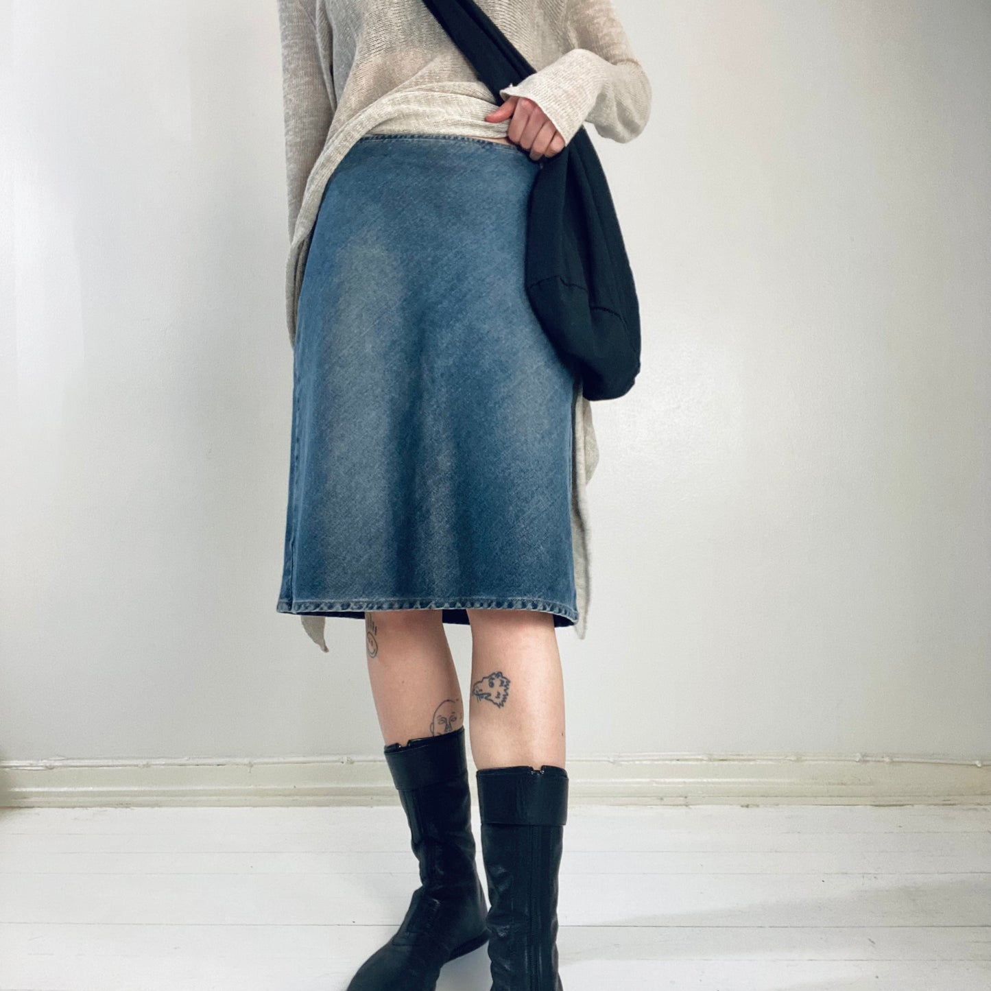 Sisley denim skirt